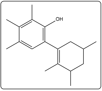 Product structure of the sigmatropic rearrangement with a hydroxyl group.