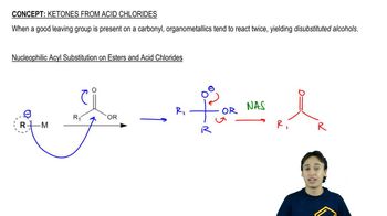 Ketones from acid chlorides