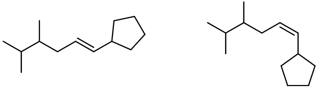 Fourth product of the alkene metathesis reaction.