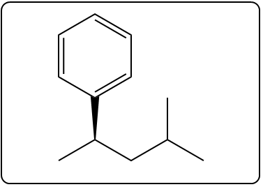 Substitution product with a bromine atom replaced by a carbon chain.