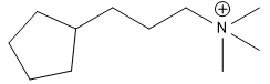 Chemical structure showing a nitrogen atom with a hydrogen atom attached, part of an elimination reaction.