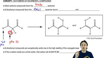 Tautomers of Dicarbonyls