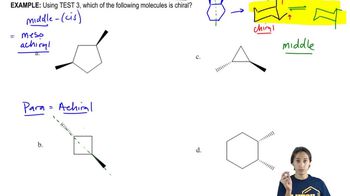 Is the following disubstituted cyclopropane chiral?