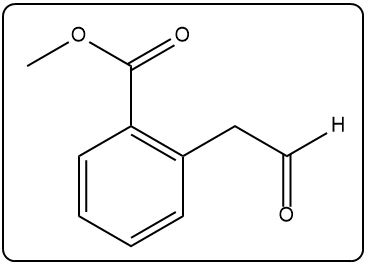 Chemical structure of a lactone with a hydroxyl group attached.