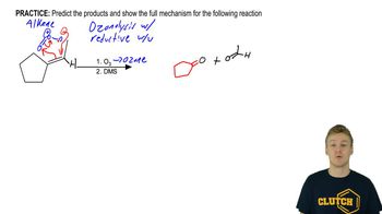 Predict the products and show the mechanism: