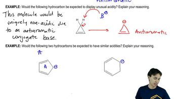 Comparing hydrocarbon acidity