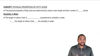 Physical Properties of Fatty Acids Concept 1