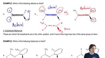 Is the following allene chiral?