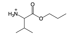 structure of valine propyl ester