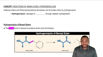 Reactions of Amino Acids: Hydrogenolysis Concept 1