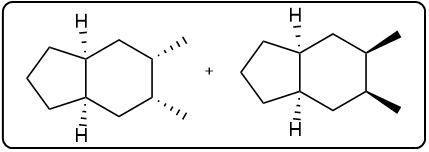 Reaction diagram showing alkene plus H2 yielding products after hydrogenation.