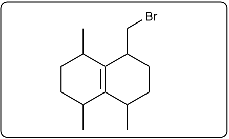Major monobrominated product of the compound after reaction with NBS.