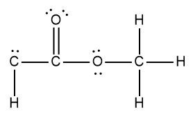 Lewis structure of a carbene derived from methyl diazoacetate.