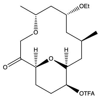 Option D for the product of the oxymercuration-reduction reaction