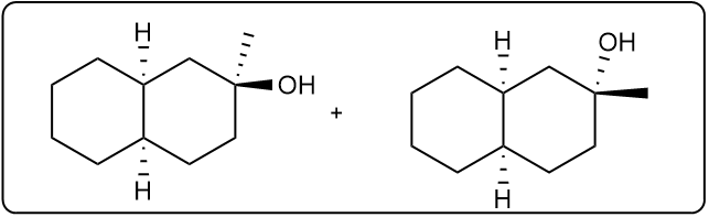 Chemical structures depicting the addition of hydroxyl groups in a reaction.