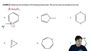 Determine heterocycle aromaticity