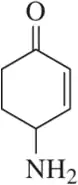 Chemical structure of a benzene ring with an amine (NH2) and a carbonyl (O) functional group.