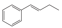Chemical structure diagram illustrating a compound related to the Suzuki reaction, featuring a benzene ring and carbon chains.