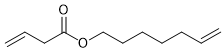 Chemical structure of an alkene for metathesis identification.