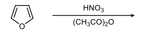 Nitration reaction of furan Nitration reaction of furan