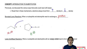 Nucleophiles and Electrophiles can react in Bronsted-Lowry Reactions.