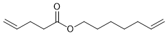 Chemical structure of an alkene for metathesis identification.