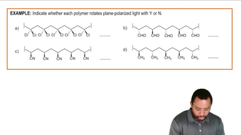 Polymer Stereochemistry Example 1