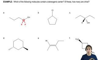 Determining Chirality using Stereocenter