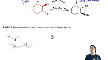 Determine total number of stereoisomers