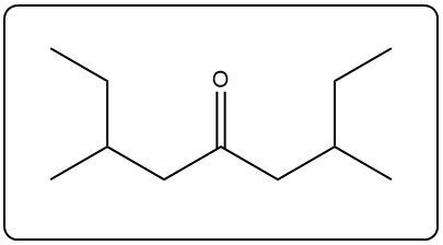 Chemical structure of another potential carbonyl compound.