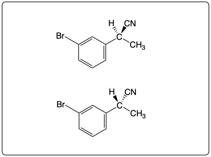 Final products of the EAS reaction with cyanide substituents.