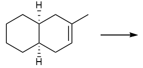 Chemical structure of a compound reacting with OsO4.