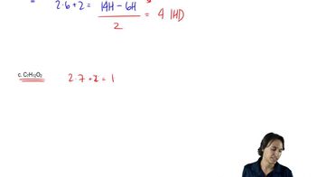 Calculating IHD using molecular formula