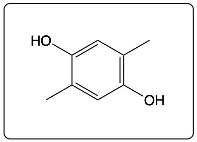 Benzene ring with two hydroxyl groups attached.