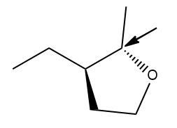 Chemical structure indicating the oxidation state of carbon in alcohols and carbonyl compounds.