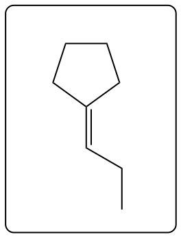 Chemical structure of a cyclohexane derivative with a double bond in another position.