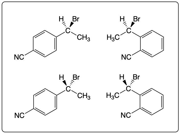 Products of the EAS reaction with bromine substituents shown.