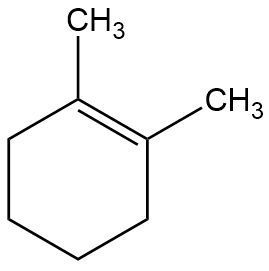 Option C: 1,3-dimethylcyclohex-1-ene