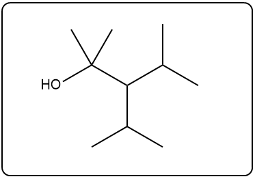 Product structure with a hydroxyl group attached to a carbon chain.