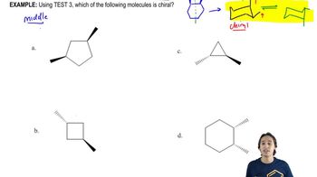 Is the following disubstituted cyclopentane chiral?