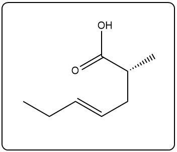 Product structure with hydroxyl group from Claisen rearrangement.