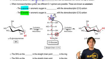 Monosaccharides - Cyclization