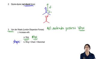 How Van der Waals forces work.