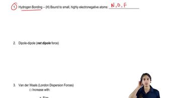 How hydrogen bonding works.