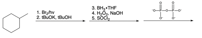 given reactant and reagents