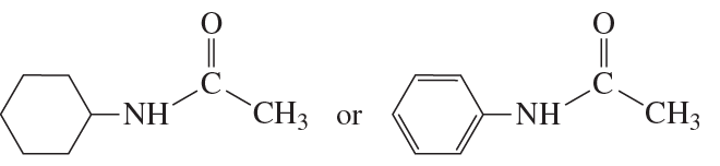 Chemical structures comparing electron density on oxygen in two compounds, with a question about which has greater density.