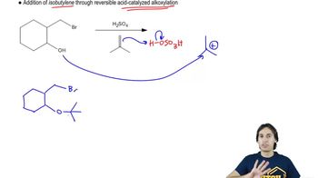 Mechanism of t-Butyl Ether Protecting Groups.