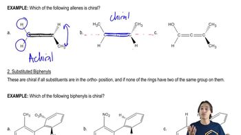 Is the following allene chiral?