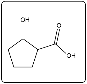 Intermediate product with two hydroxyl groups and a carbonyl group.