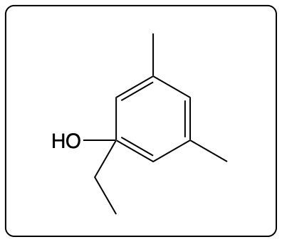 Chemical structure of a monohydroxy compound with one hydroxyl group on an aromatic ring.